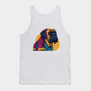 English Mastiff Portrait Tank Top